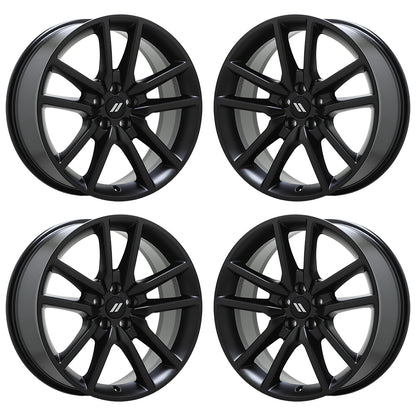 20" Dodge Charger Challenger Satin Black wheels rims Factory OEM set 2712