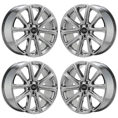 20" Ford Explorer Bright Chrome wheels rims Factory OEM set 3994 EXCHANGE