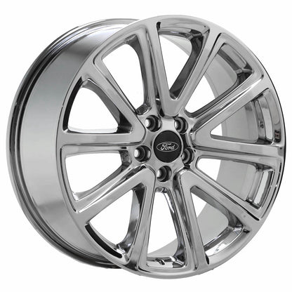 20" Ford Explorer Bright Chrome wheels rims Factory OEM set 3994 EXCHANGE