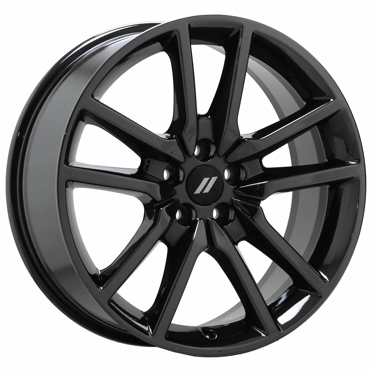 20" Dodge Charger Challenger Black Chrome wheels Factory OEM set 2712