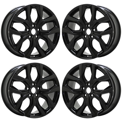20" Acura MDX Gloss Black wheels rims Factory OEM set 95086 71674 EXCHANGE
