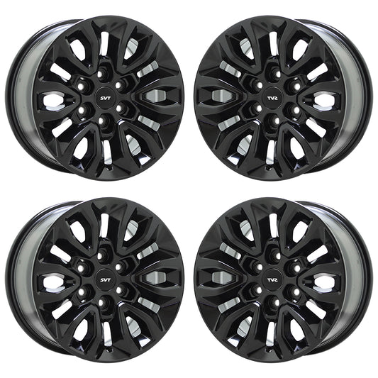 17" Ford F150 SVT Raptor Truck Gloss Black wheels rims Factory set 3891