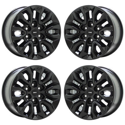 17" Ford F150 SVT Raptor Truck Gloss Black wheels rims Factory set 3891