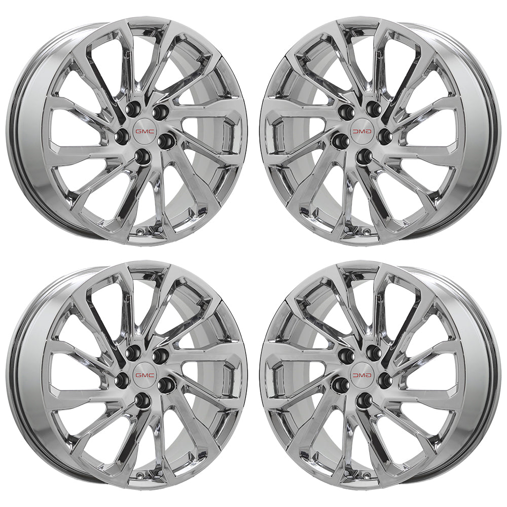 Genuine GM OEM Chrome Center Wheel Hub Cap For 2010-2016 GMC Terrain With 19-Inch Wheels