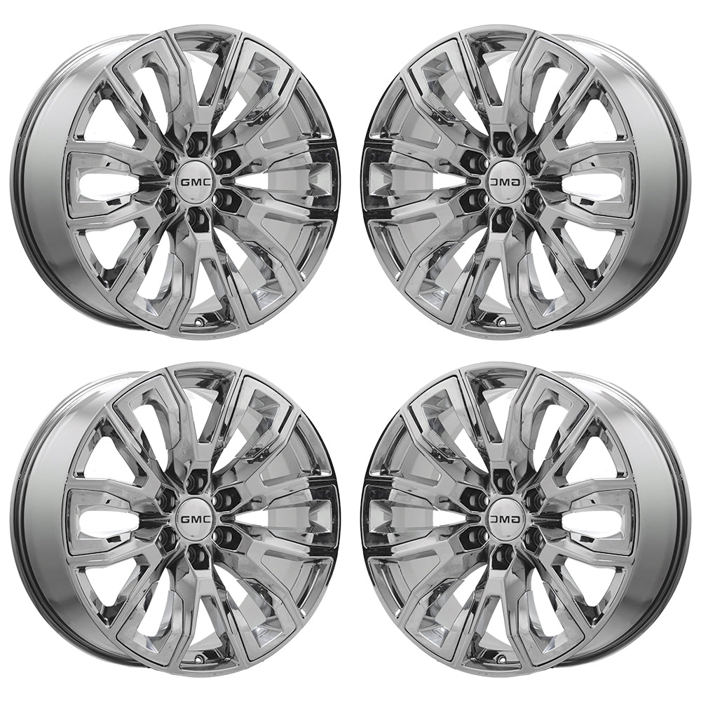 22" GMC Sierra Yukon Escalade Chrome wheels rims Factory OEM set 95513 EXCHANGE
