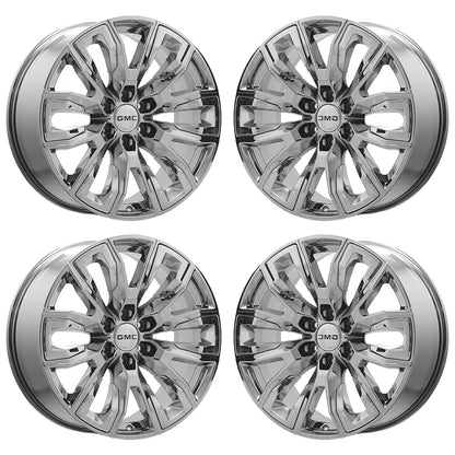 22" GMC Sierra Yukon Escalade Chrome wheels rims Factory OEM set 95513 EXCHANGE