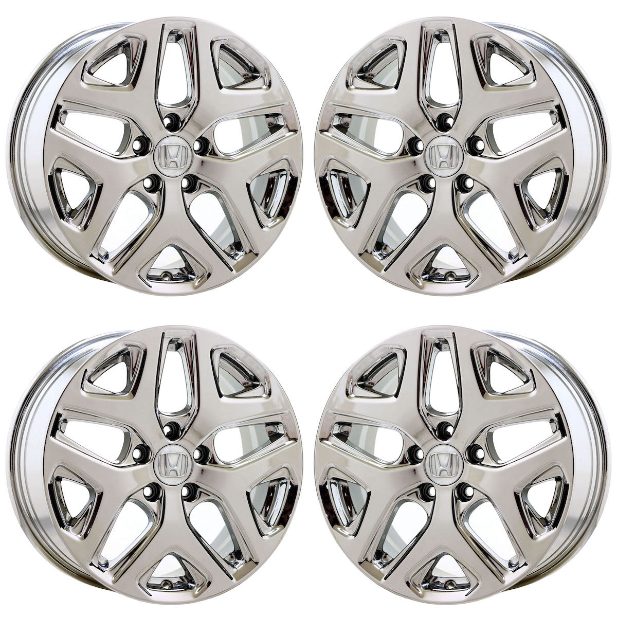 17" Honda HR-V Bright Chrome wheels rims Factory OEM Set 64076 EXCHANGE