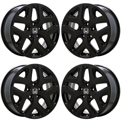 17" Honda HR-V Gloss Black wheels rims Factory OEM Set 64076