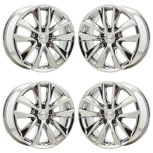 17" Infiniti Q50 Bright Chrome wheels rims Factory OEM set 73763 EXCHANGE
