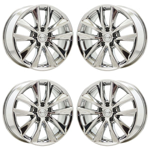 17" Infiniti Q50 PVD Chrome wheels rims Factory OEM set 73763