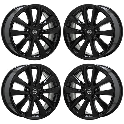 17" Infiniti Q50 Gloss Black wheels rims Factory OEM set 73763 EXCHANGE