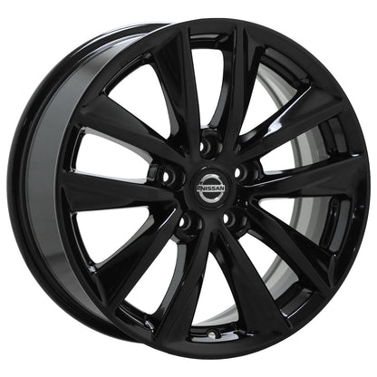 17" Infiniti Q50 Gloss Black wheels rims Factory OEM set 73763