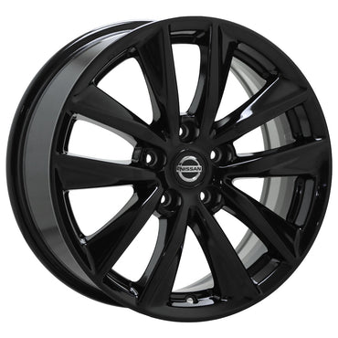 17" Infiniti Q50 Gloss Black wheels rims Factory OEM set 73763