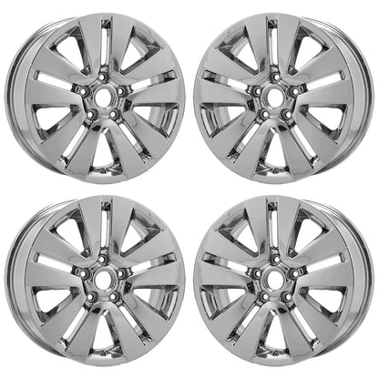 17" Subaru Outback Bright Chrome wheels rims Factory OEM set 68824 EXCHANGE