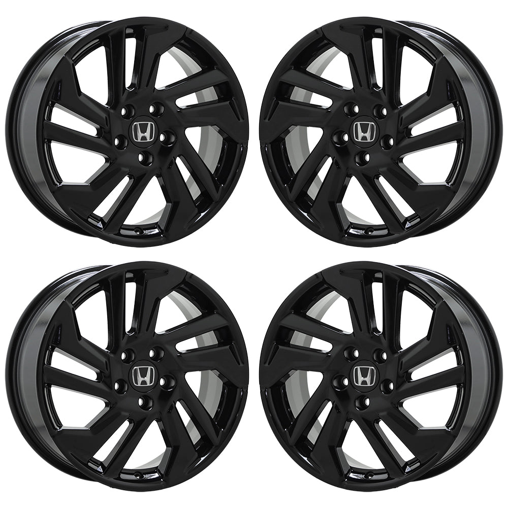 18" Honda HR-V Gloss Black wheels rims Factory OEM Set 63154