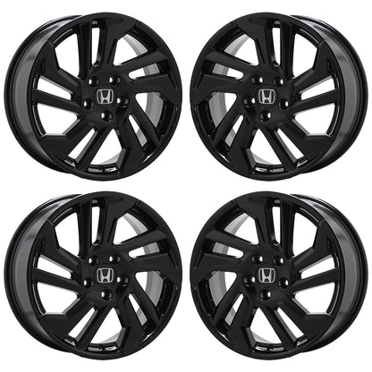 18" Honda HR-V Gloss Black wheels rims Factory OEM Set 63154