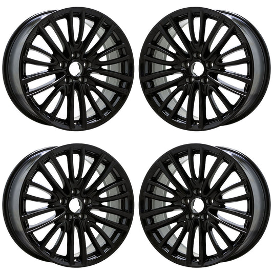 18" Alfa Romeo Giulia Gloss Black wheels rims Factory OEM set 58160 EXCHANGE