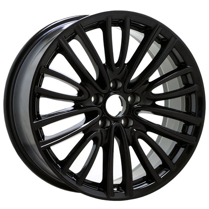 18" Alfa Romeo Giulia Gloss Black wheels rims Factory OEM set 58160 EXCHANGE