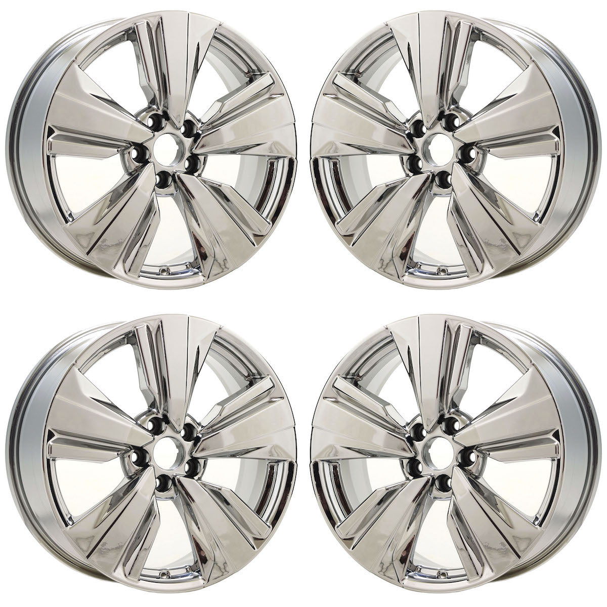19" Nissan Rogue Bright Chrome wheels rims Factory OEM set 62829