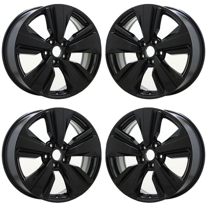 19" Nissan Rogue Gloss Black wheels rims Factory OEM set 62829 EXCHANGE