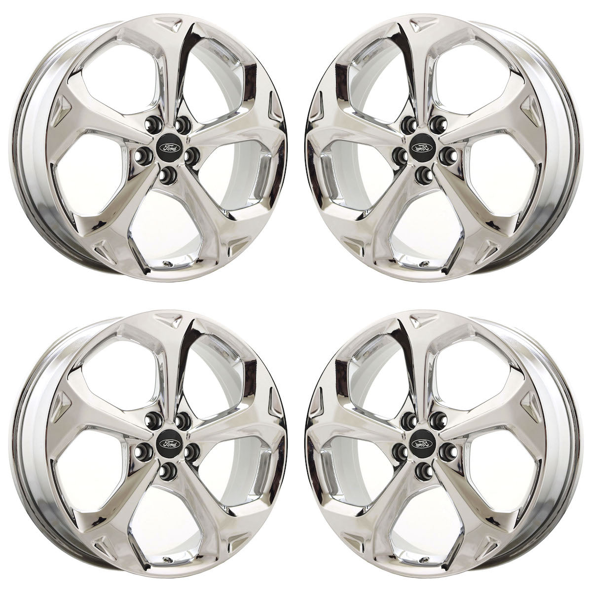 19" Ford Escape / Lincoln MKC Bright Chrome wheels rims Factory OEM 10467