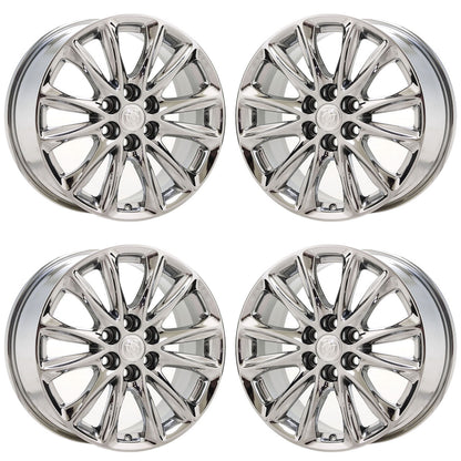 18" Buick Enclave Bright Chrome wheels rims Factory OEM set 14068 EXCHANGE