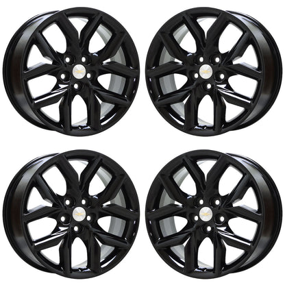 19" Chevrolet Impala Gloss Black wheels rims Factory OEM set 5711 EXCHANGE