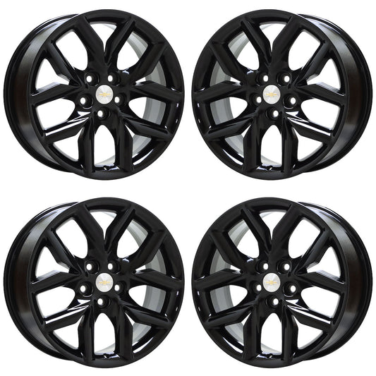 19" Chevrolet Impala Gloss Black wheels rims Factory OEM set 5711 EXCHANGE