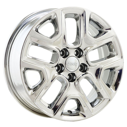 17" Jeep Compass Bright Chrome wheels rims Factory OEM set 9187 EXCHANGE