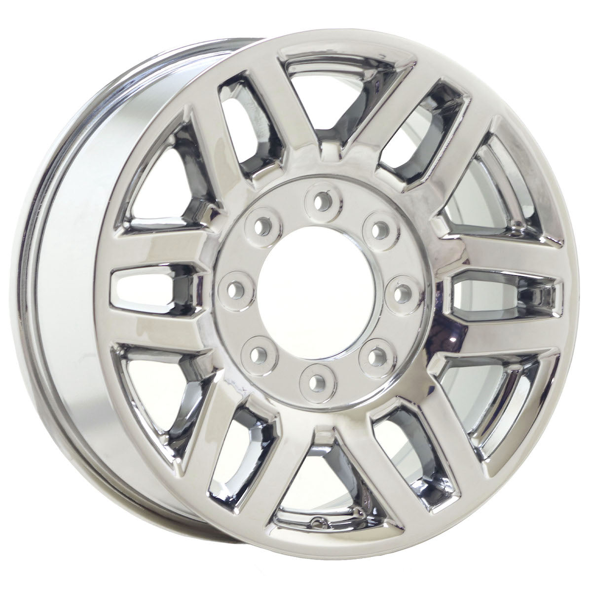 18" Ford F250 F350 SRW Bright Chrome wheels rims Factory OEM set 10099 EXCHANGE
