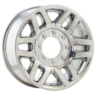 18" Ford F250 F350 SRW Bright Chrome wheels rims Factory OEM set 10099