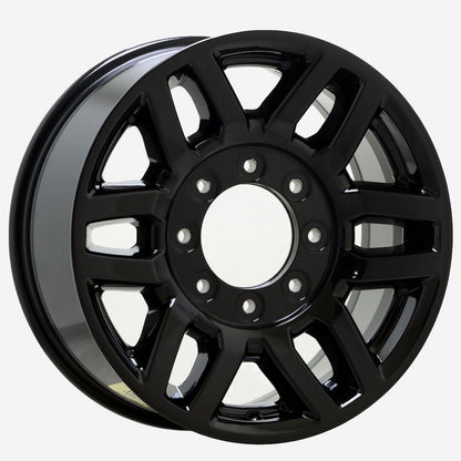 18" Ford F250 F350 SRW Gloss Black wheels rims Factory OEM set 10099 EXCHANGE