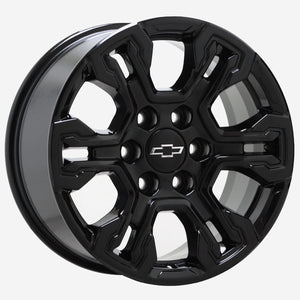 EXCHANGE 18" Chevrolet Silverado 1500 Black wheels rims Factory OEM 14089