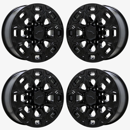 20" Chevrolet Silverado 2500 3500 Gloss Black wheels Factory OEM 5946 EXCHANGE