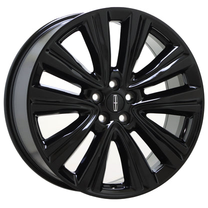 20" Lincoln MKX Gloss Black wheels rims Factory OEM set 10074 EXCHANGE