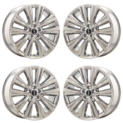 20" Lincoln MKX Bright Chrome wheels rims Factory OEM set 10074