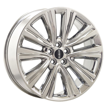 20" Lincoln MKX Bright Chrome wheels rims Factory OEM set 10074