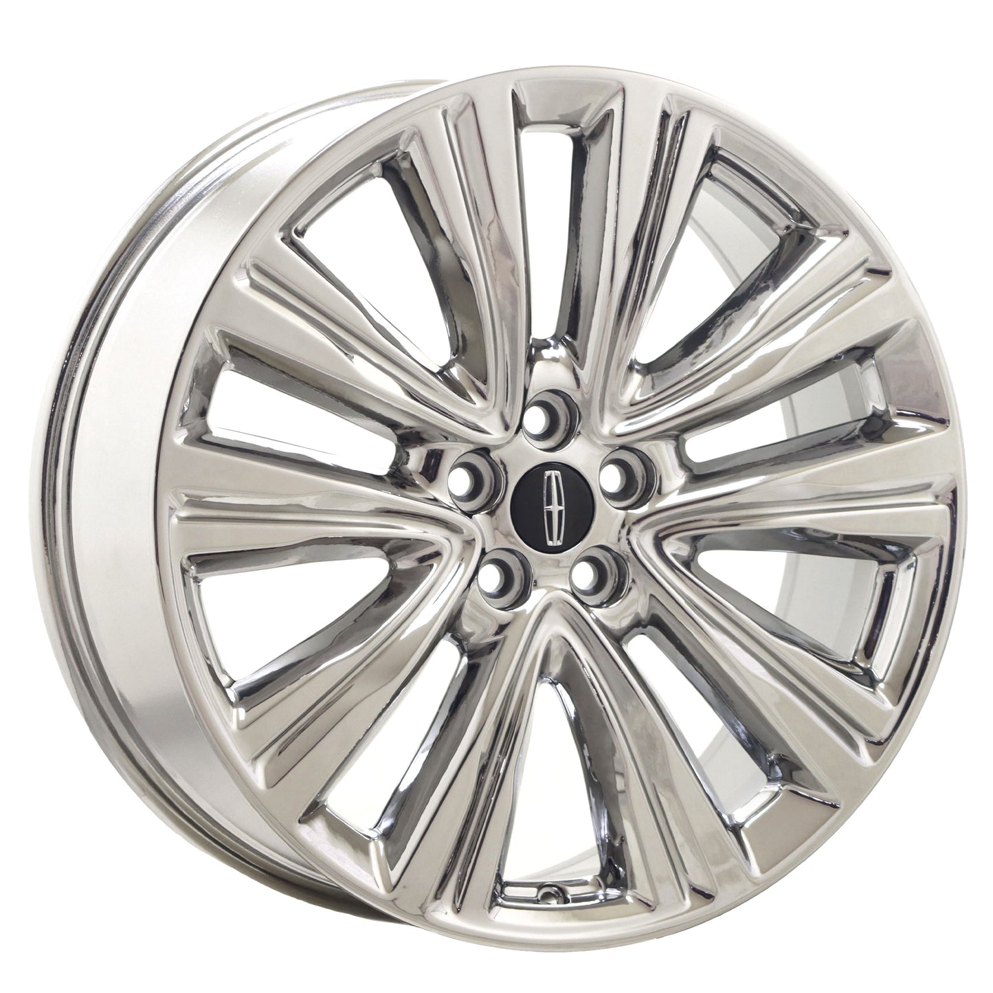 20" Lincoln MKX Bright Chrome wheels rims Factory OEM set 10074 EXCHANGE
