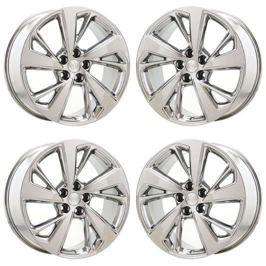 20" Buick Envision Bright Chrome wheels rims Factory OEM set 4161 EXCHANGE