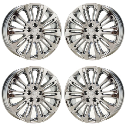 19" Buick Envision Bright Chrome wheels rims Factory OEM set 4807 EXCHANGE