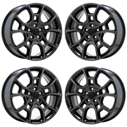 19" Dodge Charger Challenger Black Chrome wheels rims Factory OEM set 2544