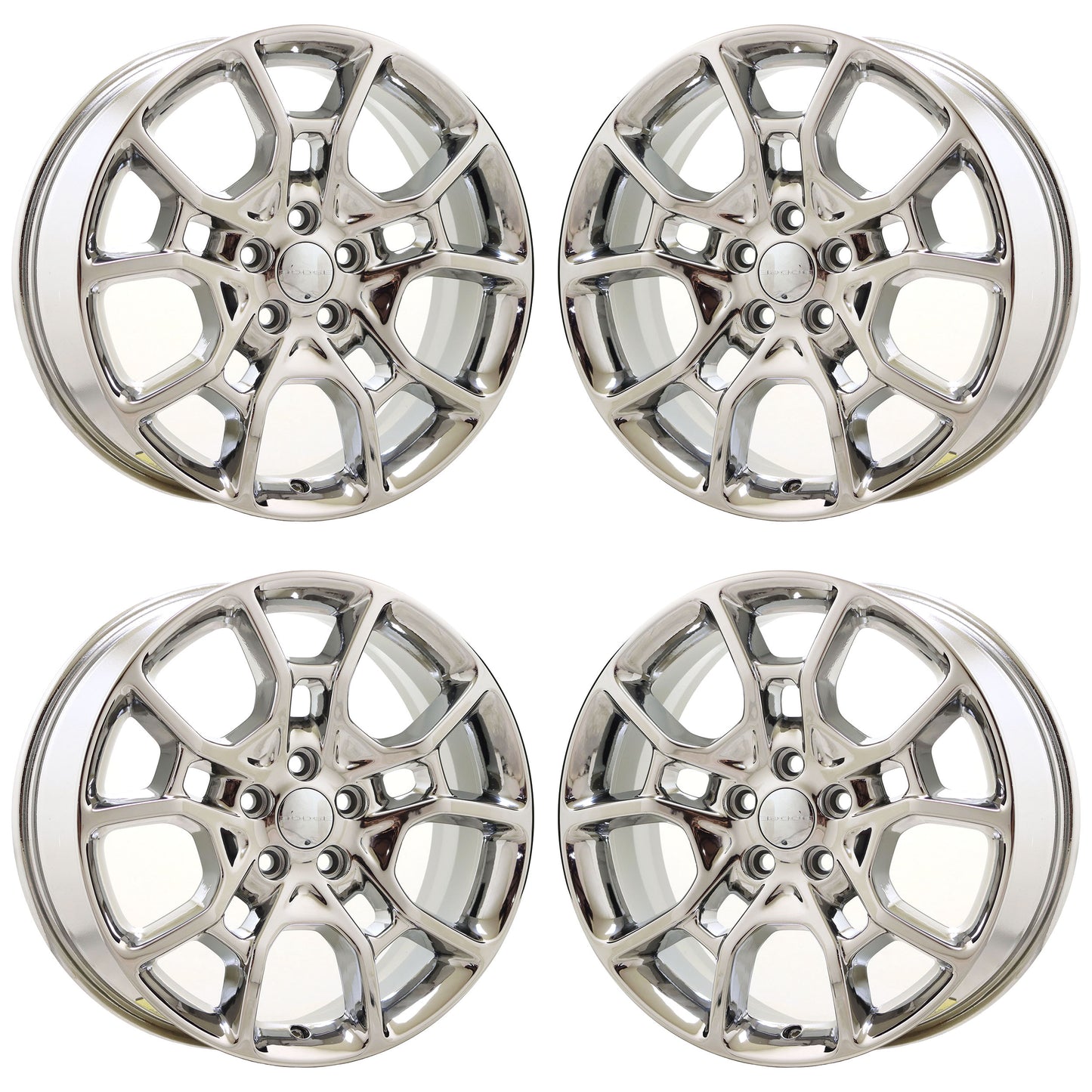 19" Dodge Charger Challenger Bright Chrome wheels rims Factory OEM set 2544
