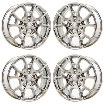 19" Dodge Charger Challenger Bright Chrome wheels rims Factory OEM set 2544