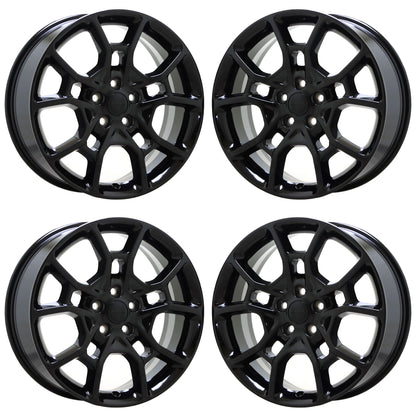 19" Dodge Charger Challenger Gloss Black wheels rims Factory OEM 2544 EXCHANGE