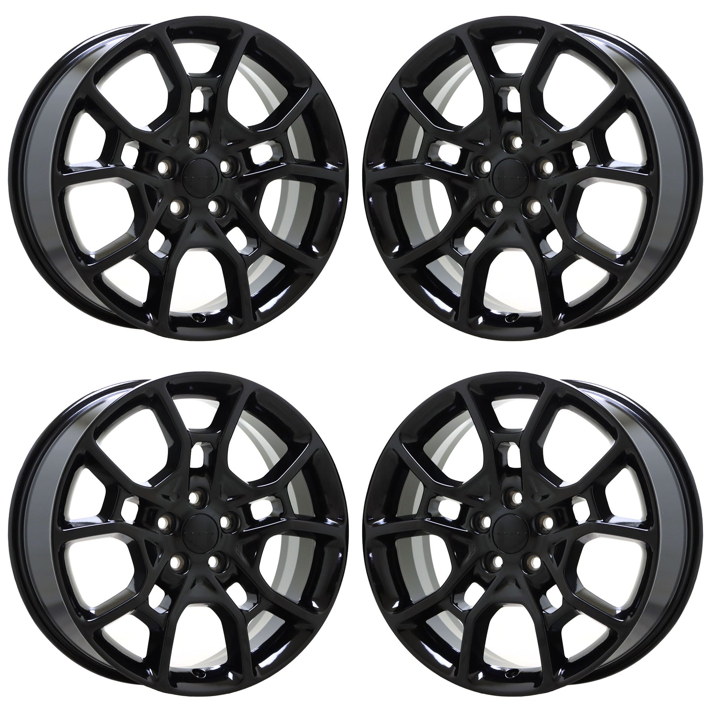 19" Dodge Charger Challenger Gloss Black wheels rims Factory OEM set 2544
