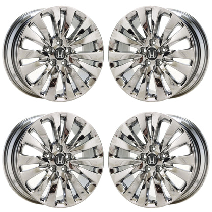 19" Acura RLX Bright Chrome wheels rims Factory OEM set 71824