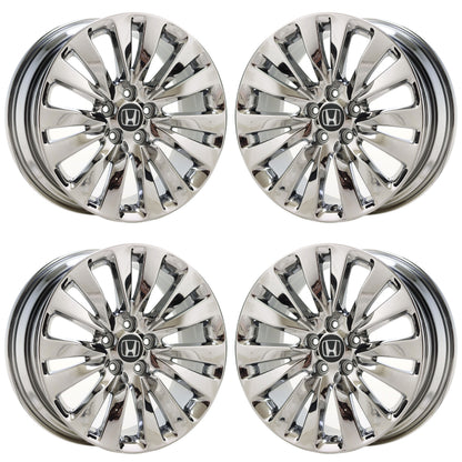 19" Acura RLX Bright Chrome wheels rims Factory OEM set 71824 EXCHANGE