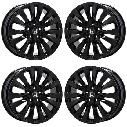 19" Acura RLX Gloss Black wheels rims Factory OEM set 71824 EXCHANGE
