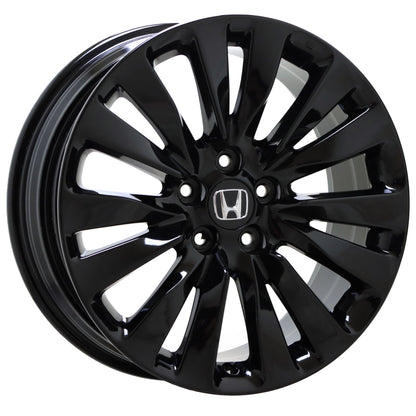19" Acura RLX Gloss Black wheels rims Factory OEM set 71824 EXCHANGE