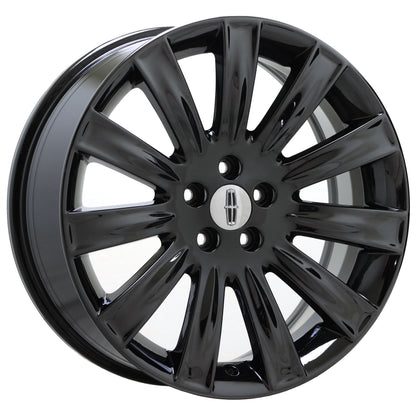 20" Lincoln MKS MKX Black Chrome wheels rims Factory OEM set 3764 EXCHANGE